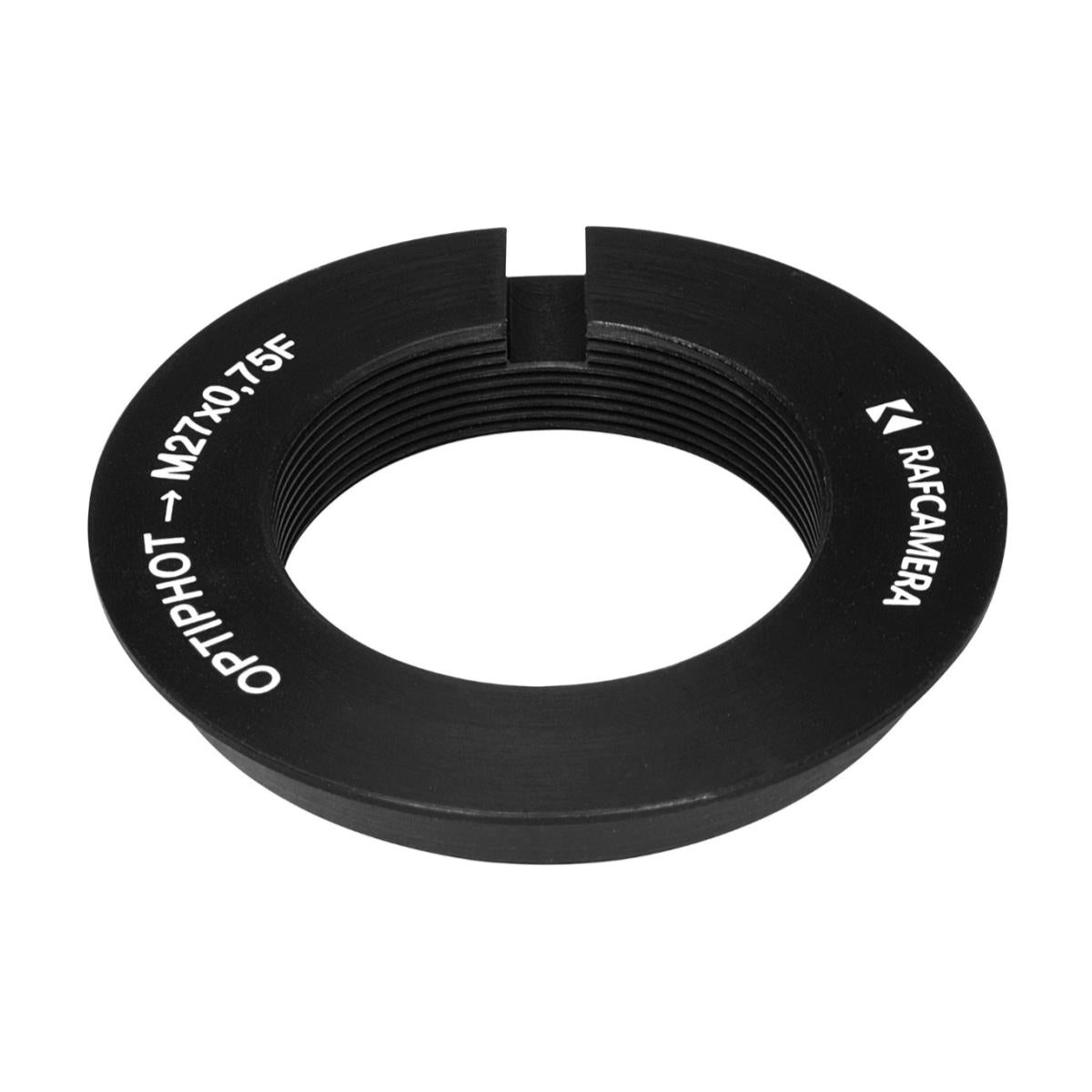 44mm dovetail (Optiphot) to M27x0.75 female thread adapter