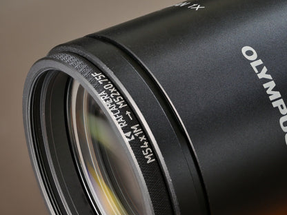 M54x1 male to M52x0.75 female thread adapter for Olympus DF Plan 1x objective