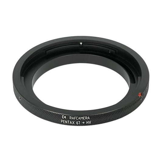 Pentax 67 lens to Hasselblad V camera mount adapter