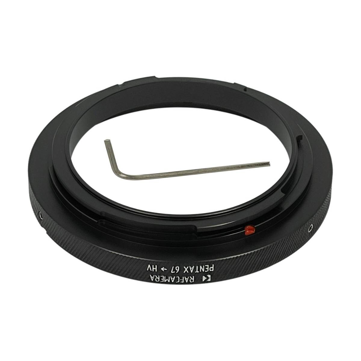 Pentax 67 lens to Hasselblad V camera mount adapter