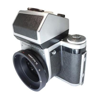 Pentax 67 lens to Pentacon Six camera mount adapter for portraits