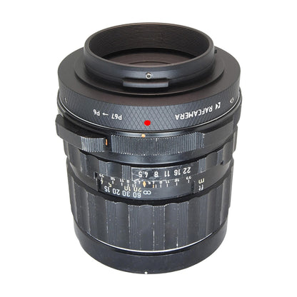 Pentax 67 lens to Pentacon Six camera mount adapter for portraits
