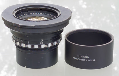 M79.5x30tpi female to M65x1 male thread adapter for Kodak Aero Ektar 2.5/153mm