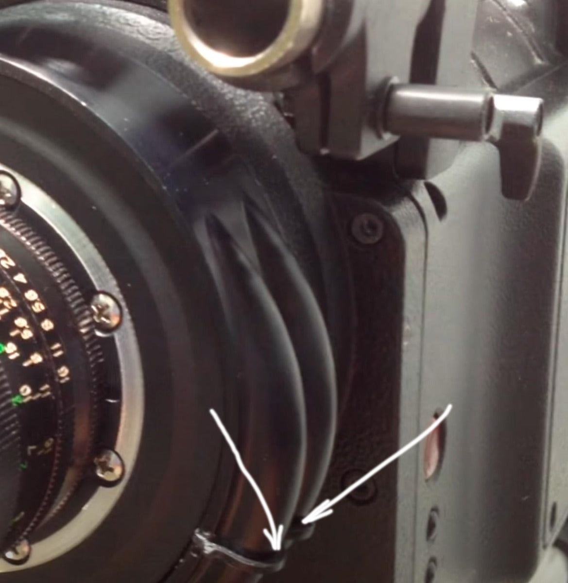 Canon EOS (EF) interchangeable mount for RED One camera