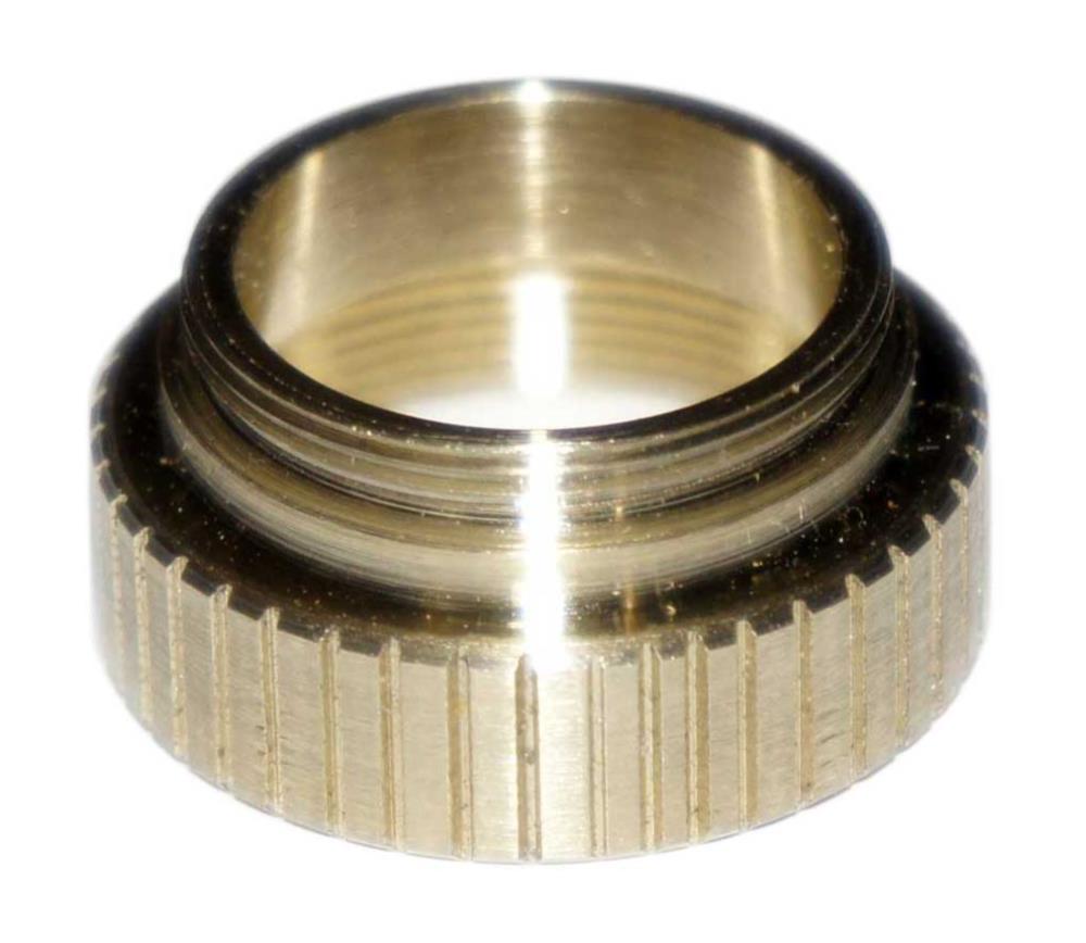 M19x0.75 male to RMS female thread adapter, bronze