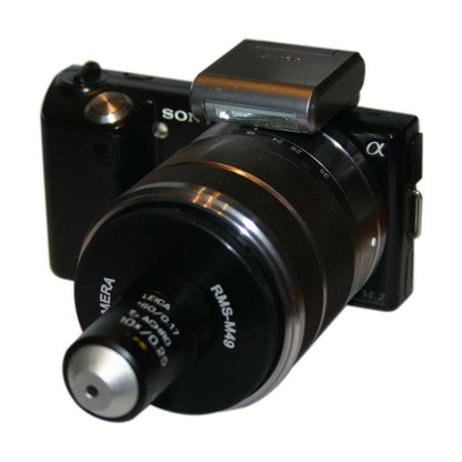 M49x0.75 male to RMS female thread adapter (49mm to RMS step-down ring)