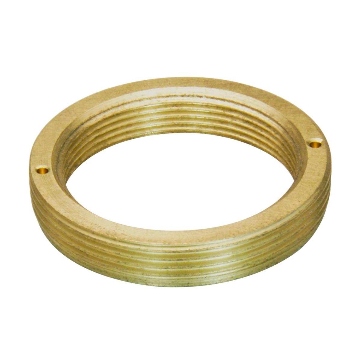 RMS female to C-mount male thread adapter, flangeless, bronze