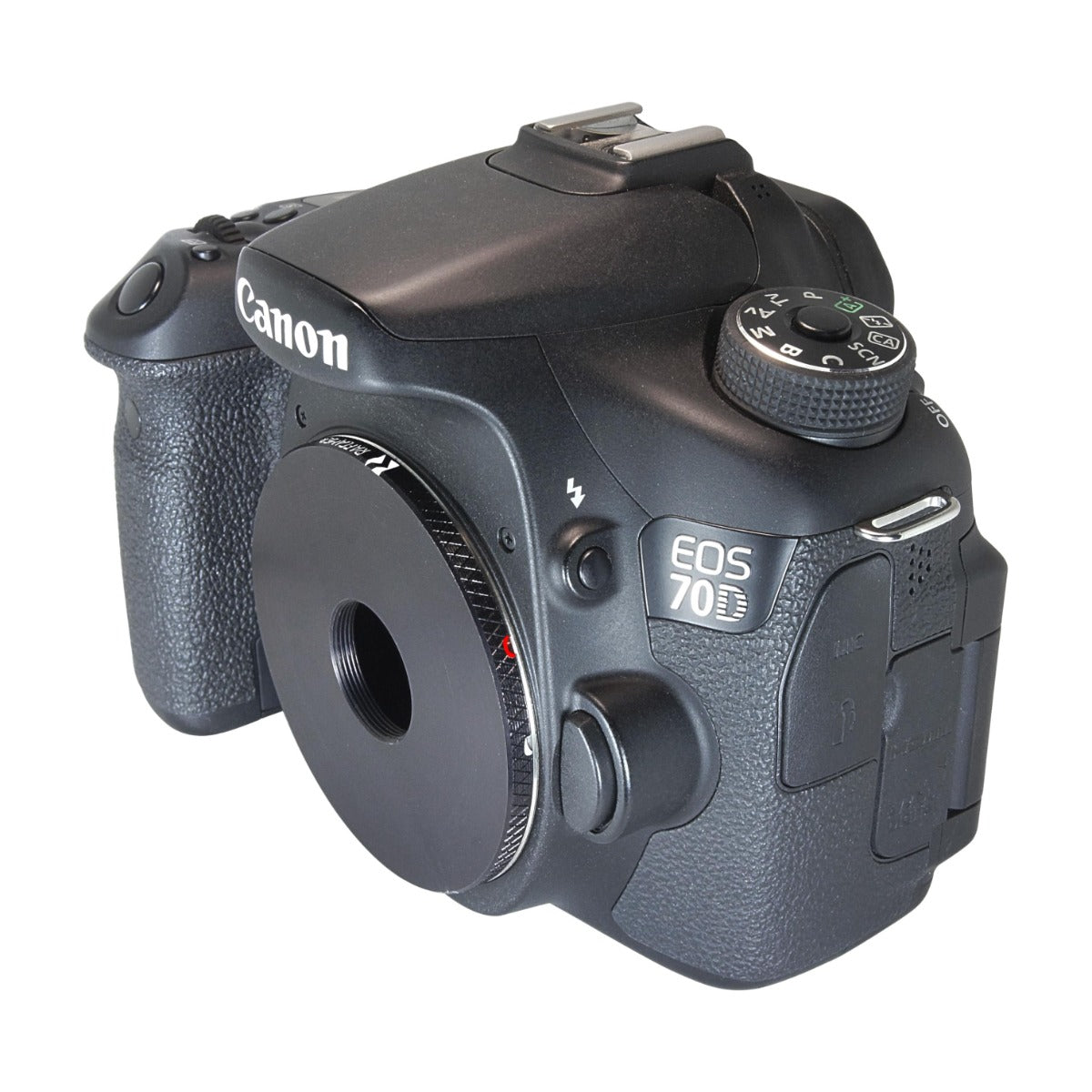RMS female thread to Canon EOS camera mount adapter