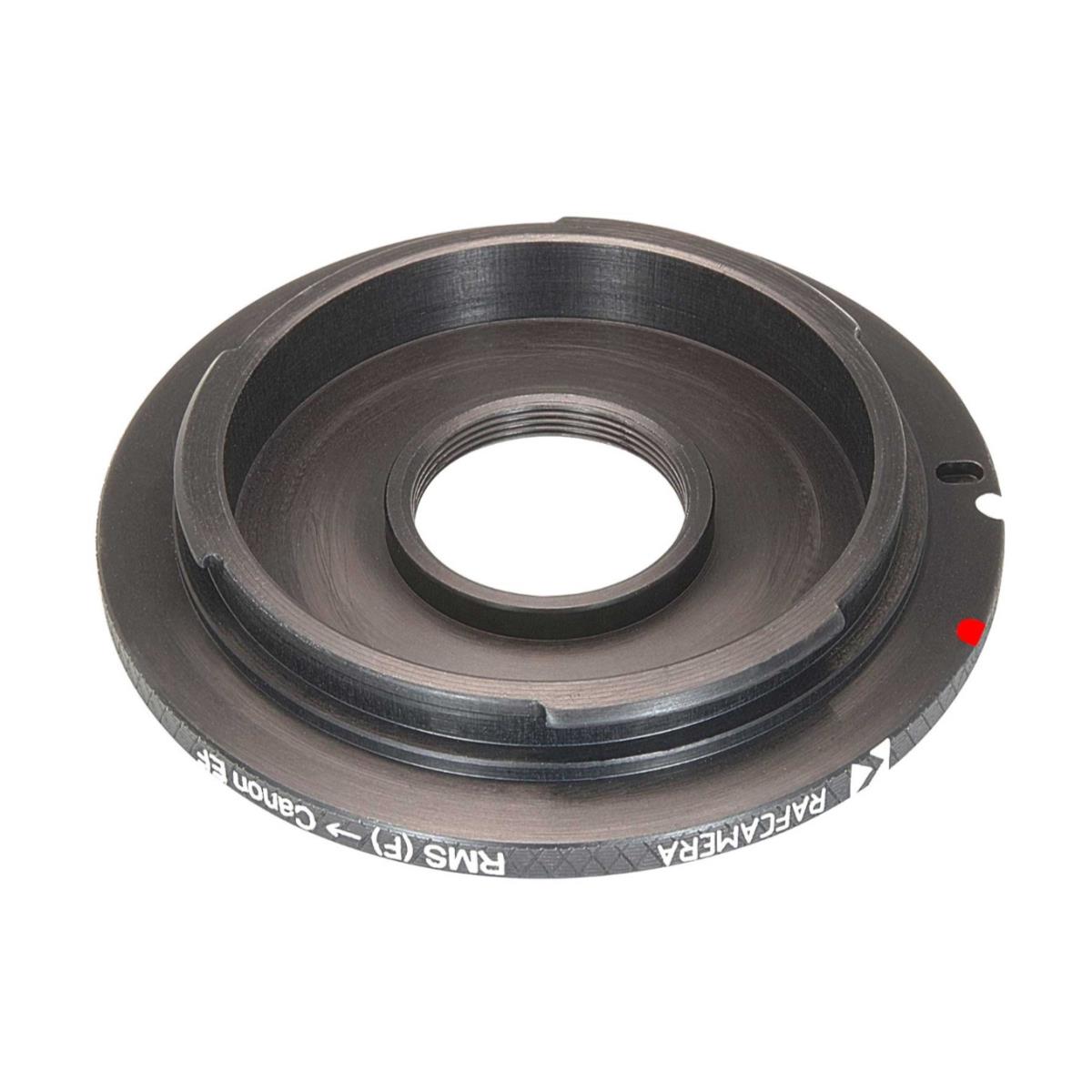 RMS female thread to Canon EOS camera mount adapter