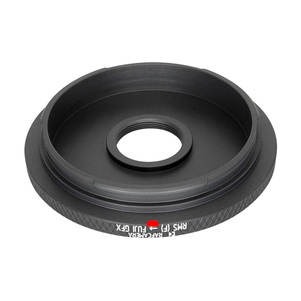 RMS female thread to Fujifilm GFX camera mount adapter