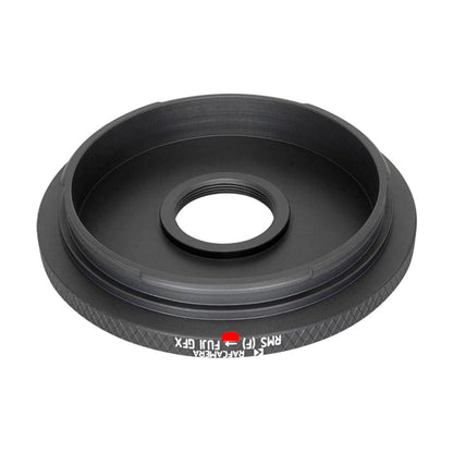 RMS female thread to Fujifilm GFX camera mount adapter