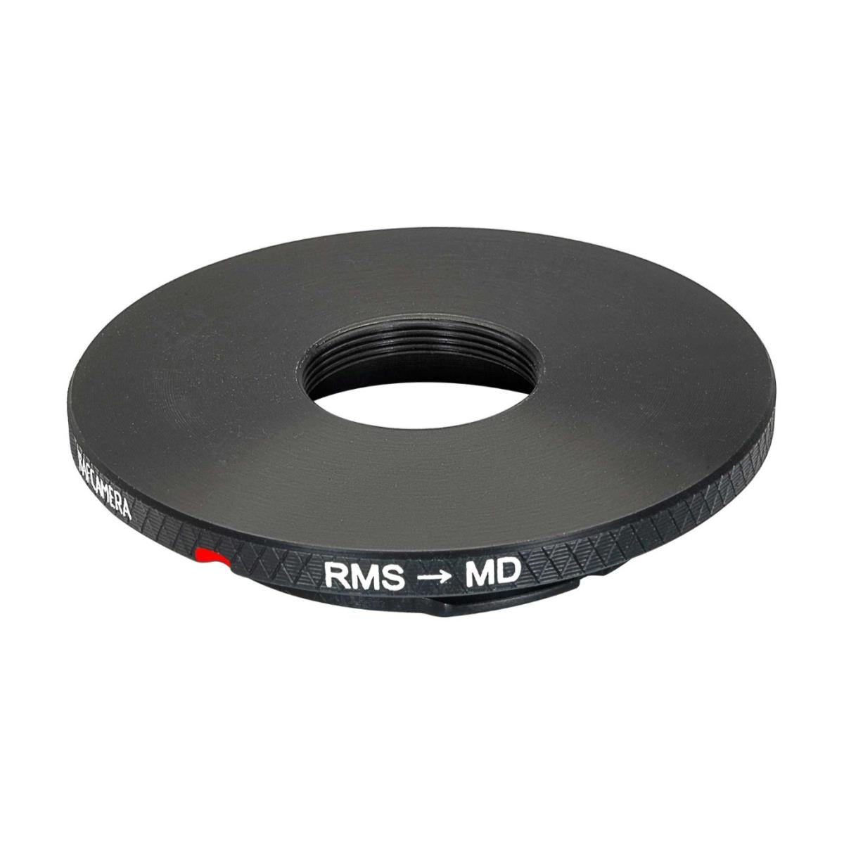 RMS female thread to Minolta MD camera mount adapter