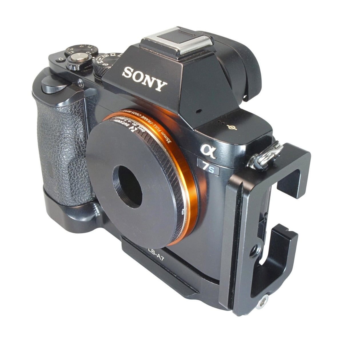 RMS female thread to Sony E-mount camera adapter