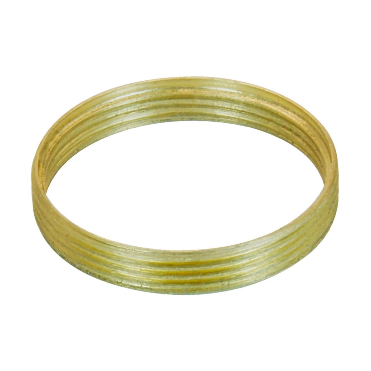 RMS male to M19x0.75 female thread adapter, flangeless, bronze