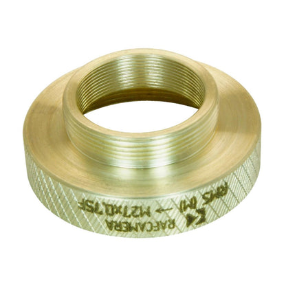 RMS male to M27x0.75 female thread adapter, bronze