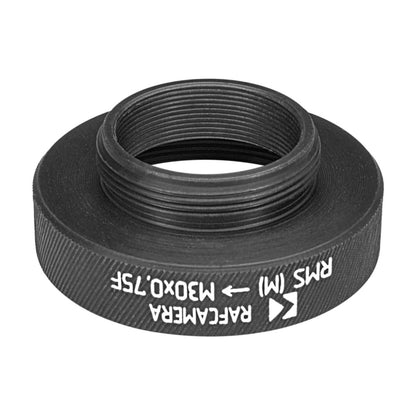 RMS male to M30x0.75 female thread adapter, black