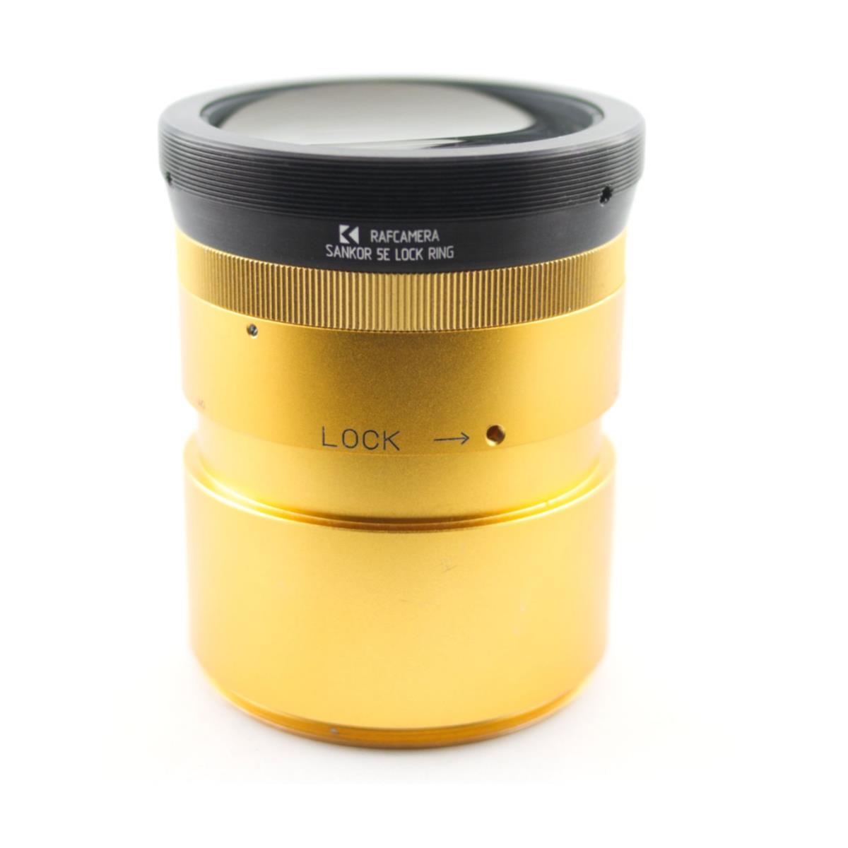 Lock ring for Sankor type 5E lens (M67x0.75 female to M75x0.75 male adapter)