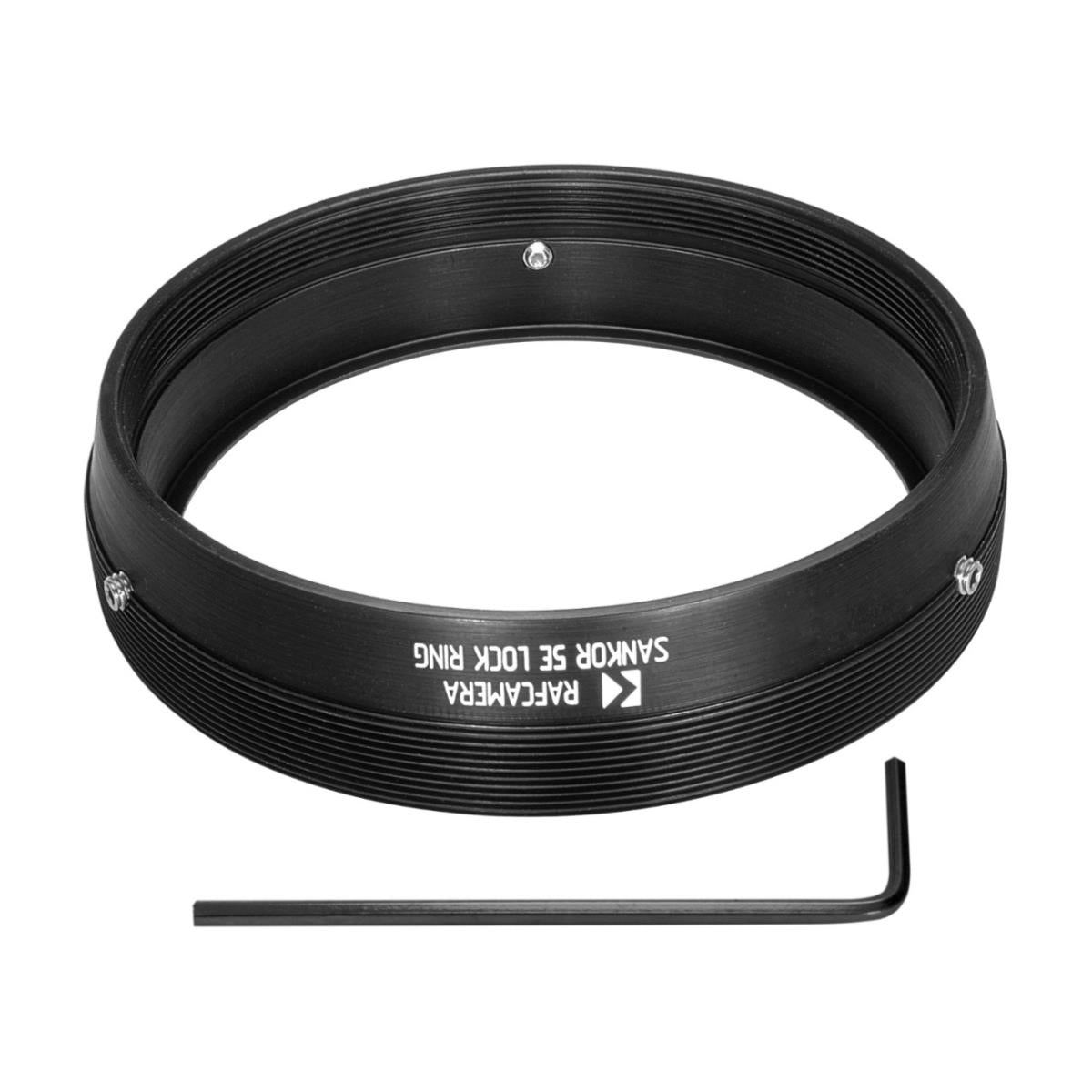 Lock ring for Sankor type 5E lens (M67x0.75 female to M75x0.75 male adapter)