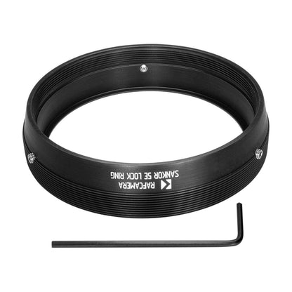 Lock ring for Sankor type 5E lens (M67x0.75 female to M75x0.75 male adapter)