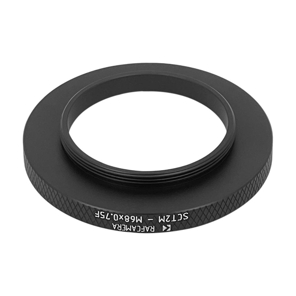 SCT 2" male to M68x0.75 female thread adapter