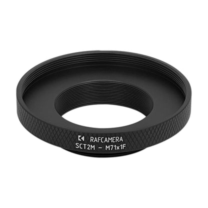 SCT2 male (10mm) to M71x1 female thread adapter for Takahashi Mewlon 210