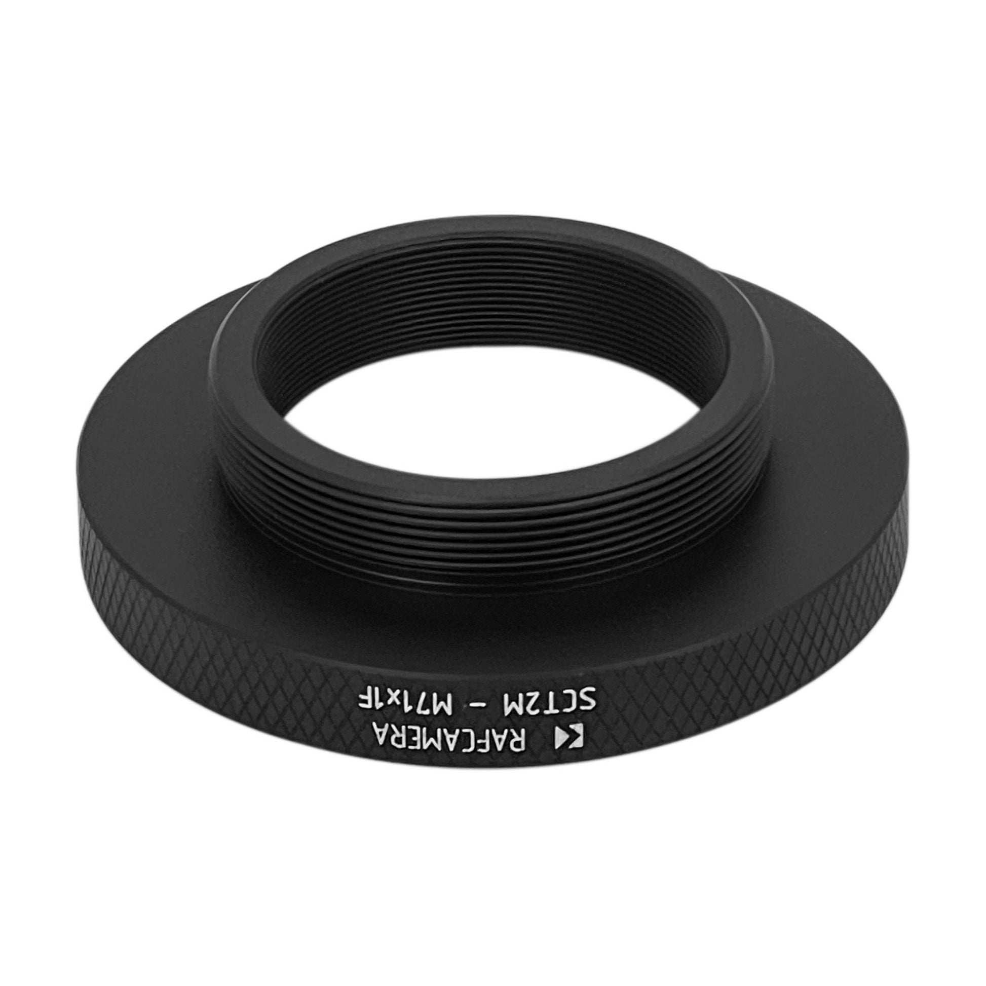 SCT2 male (10mm) to M71x1 female thread adapter for Takahashi Mewlon 210