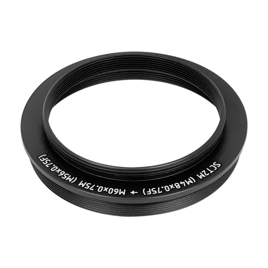 SCT2 male to M60x0.75 male thread adapter with M56x0.75 female thread