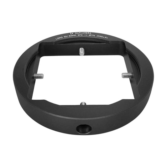 Front clamp for LOMO SF 50mm, 80mm anamorphic lens with 114mm OD, M95x1 thread
