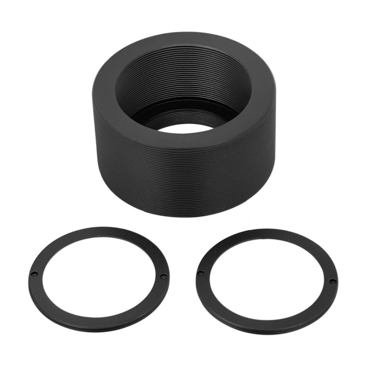 SM2 male to M29.5x0.5 female and M38x0.75 female thread adapter
