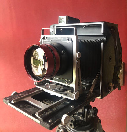Graflex Speed Graphic lens board with M65x1 female thread