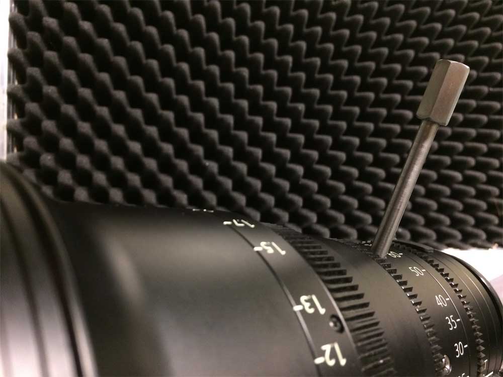 Focus Pulling Stick with M3 thread for Cabrio zoom lens, 75mm