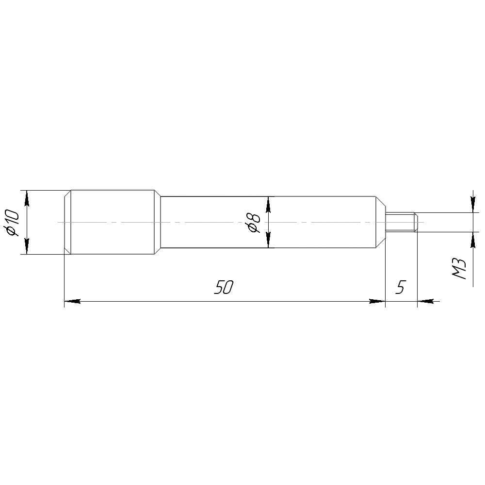 Focus Pulling Stick with M3 thread for Rodenstock Modular Focus Helicoid, 50mm