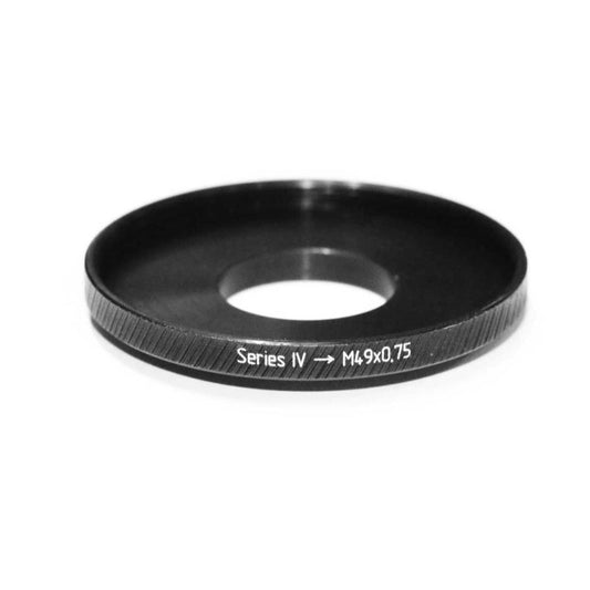 Series IV male to M49x0.75 female thread adapter (filter step-up ring)