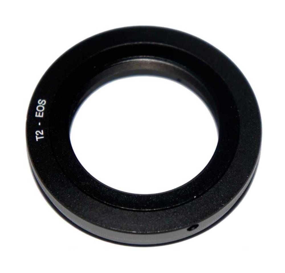 T2 thread to Canon EOS camera mount adapter