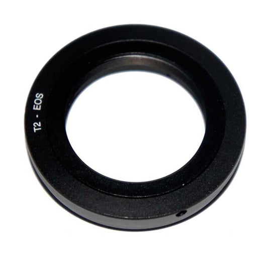 T2 thread to Canon EOS camera mount adapter