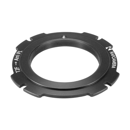 T2 female thread to Arri PL camera mount adapter, black