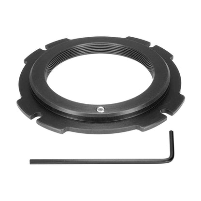 T2 female thread to Arri PL camera mount adapter, black