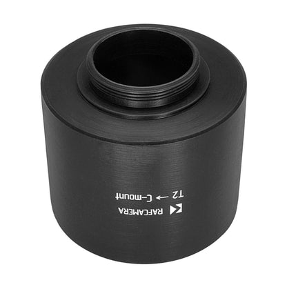 T2 female thread to C-mount camera adapter