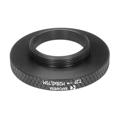 T2 female to M28x0.75 male thread adapter for Arcturus binoviewers