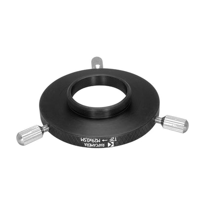 T2 female to M29x0.5 male thread adapter for Denk II binoviewer, adjustable