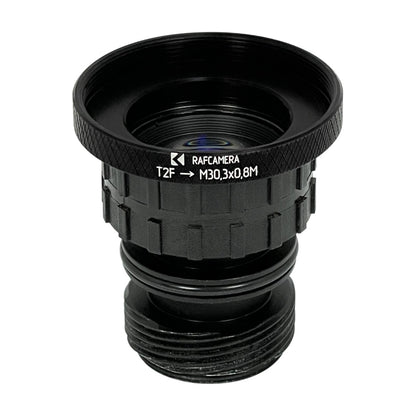 T2 (M42x0.75) female to Envis (M30.3x0.8) male thread adapter