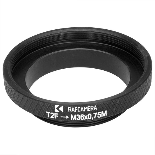 T2 female to M36x0.75 male thread adapter for Copal #1 shutter