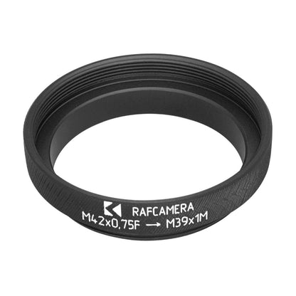 T2 (M42x0.75) female to M39x1 (LTM) male thread adapter