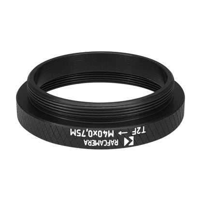 T2 (M42x0.75) female to M40x0.75 male thread adapter for shutters
