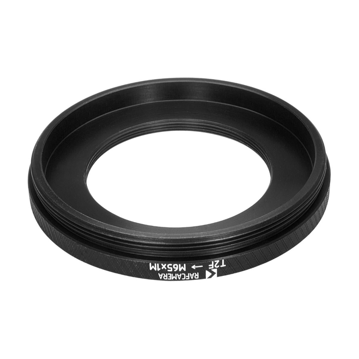 M42x0.75 (T2) female to M65x1 male thread adapter
