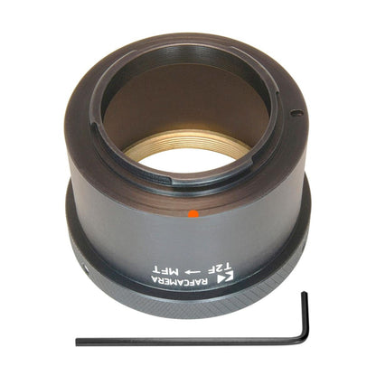 T2 female thread to MFT (micro 4/3) camera mount adapter with bronze insert