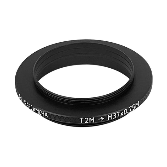 M42x0.75 (T2) male to M37x0.75 male thread adapter