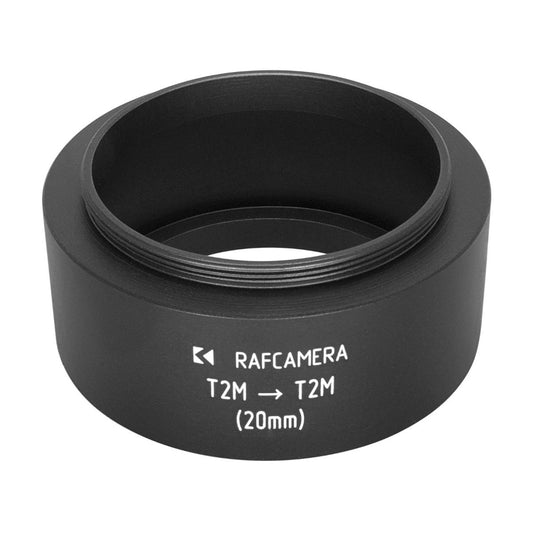 M42x0.75 male to M42x0.75 male thread adapter, 20mm long