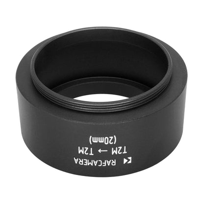 M42x0.75 male to M42x0.75 male thread adapter, 20mm long