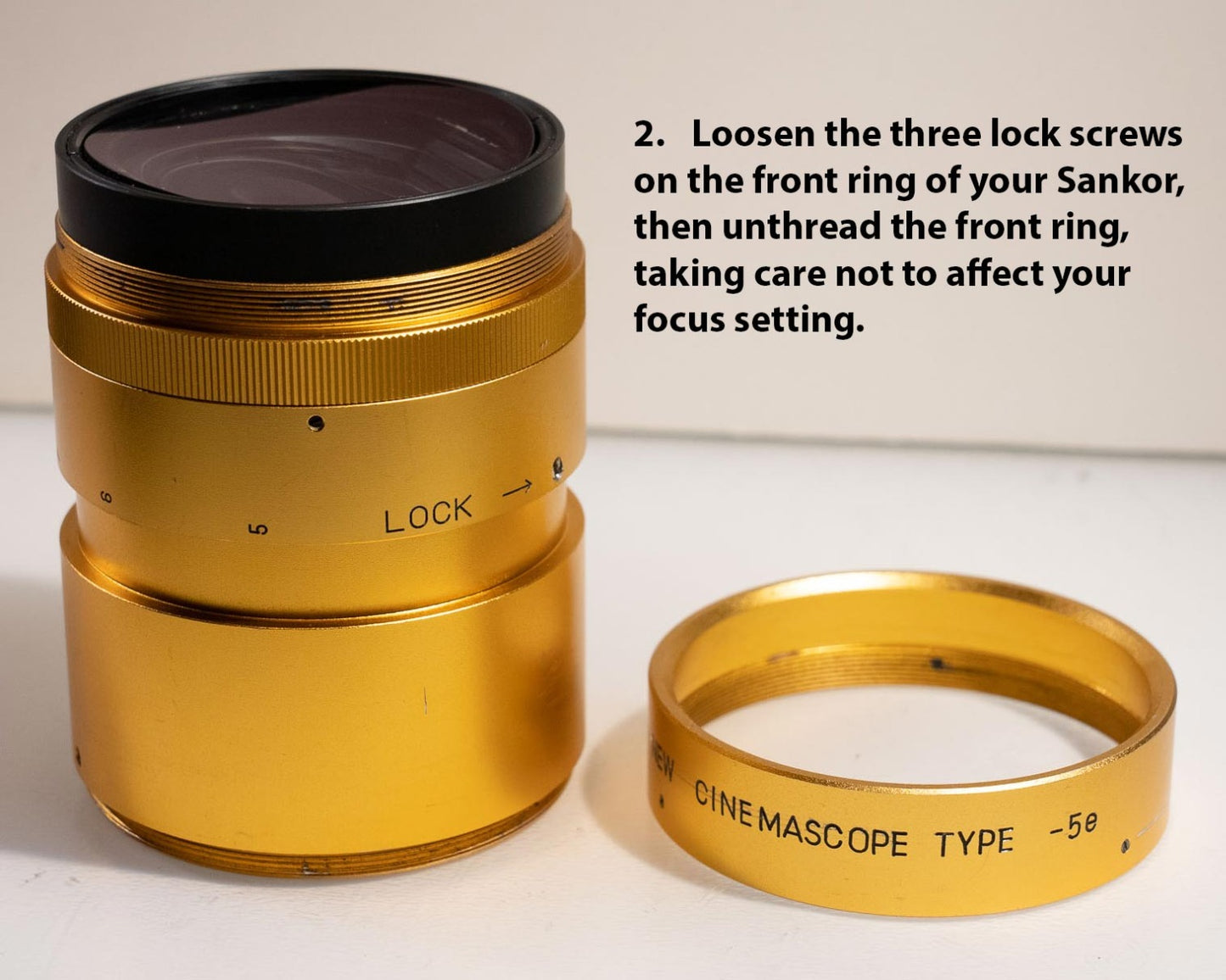 Direct Connection Kit for Sankor 5E and VVD Vazen Variable Diopter